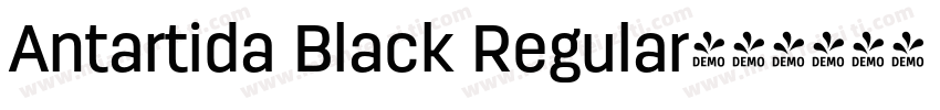 Antartida Black Regular字体转换